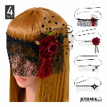 チュール付きゴージャスヘッドドレス 2color【ゴスロリ/ロリータ】