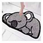 可愛い 動物 キャラクター バスマット 玄関マット 吸水 速乾 滑り止め コンピ..