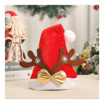 刺繍付き サンタ帽子 スノーマン【クリスマス/雪だるま/かわいい/仮装/イベント..