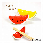 スイカ 箸置き 2color【西瓜/すいか/フルーツ/食卓/夏/雑貨/置物/インテリア/ミニチュア】