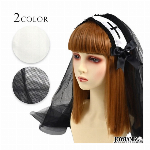 ビーズ オーガンジー花冠【ヘッドドレス/ティアラ/結婚/かんむり/メルヘン/可愛..