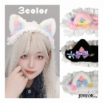 フェルト ブラックレース ヘッドドレス【ローズ/ゴシック/ファッション/ボンネッ..