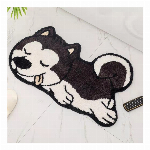 可愛い 動物 キャラクター バスマット 玄関マット 吸水 速乾 滑り止め コンピ..