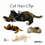 ハートxパール ヘアクリップ【クリア/ゴールド/かわいい/ファッション】