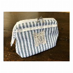 ブルイヤールストライプ　ボックスポーチ