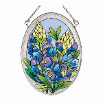 ステンドグラス風サンキャッチャー「ひまわり」Sサイズ