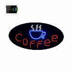LED Coffee Sign 光る看板 サインボード ネオンサイン 営業中 電光 掲示板 壁掛け 目立つ 店舗用 コーヒー