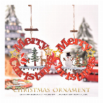 2023新作 クリスマス デコレーション ツリー オブジェ デコ オーナメント 木製 吊り飾り 装飾
