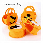 Halloween Bag バッグ ハロウィン ハロウィンティーバッグ カボチャの袋 手提げバッグ 立体