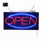 LED 光る看板 サインボード ネオンサイン OPEN 営業中 電光 掲示板 壁..