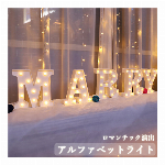 アルファベットLEDランプ 結婚式 誕生日 プロポーズ イベント メッセージ イニシャル 数字