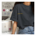 新作 半袖 Tシャツ プリントロゴ Tシャツ クルーネック 体系カバー オーバーサイズ ゆったり 大きめ