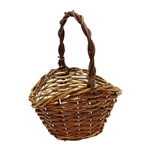 シャビーウイロー　ラウンドＤ３  KN011172-zzz　かご　ケース　