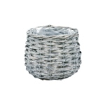 シャビーウイロー　ラウンドＤ４  KN011174-zzz　かご　ケース　