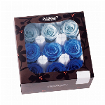 プリザーブドフラワー ローズ・かのん・Ｍ・カラーアソート ピンク／パープルミック..