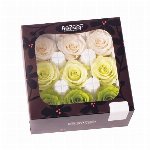 プリザーブドフラワー ローズ・かのん・Ｍ・カラーアソート ブルーミックス DO0..