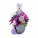 東京堂 アレンジメント 花愛（かんな） ピンク W11×D9×H16cm ZY0..