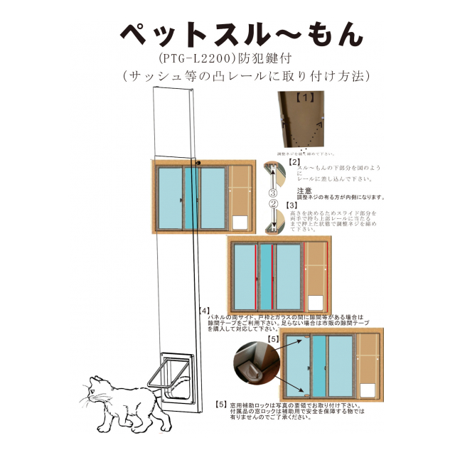 ペットスルーもんPTG-L2200 - メタルテック株式会社 [品番：003148] の