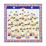 ハンカチ　京彩　大相撲　クリーム