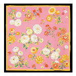 刺繍ハンカチ　en.gawa.　菊　オフ