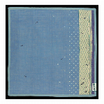 ハンカチ　吉左右　斜菱取り グリーン