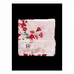 ハンカチ　綿100%　京彩SAKURA　千代に咲く　ブルー