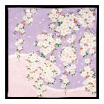 百花繚乱　大判ハンカチ　枝垂れ桜