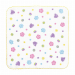 ふんわり八重ガーゼハンカチ　隈取り