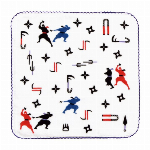 ふんわり八重ガーゼハンカチ　飴