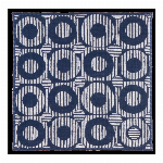 経緯　刺繍ガーゼパイルタオル まる　グリーン