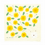 刺繍ガーゼパイルタオル　マツモトヨーコ　椅子と猫と犬