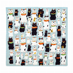 ハンカチ　マツモトヨーコ　猫あつめ