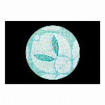 今治タオル　刺繍ガーゼパイルハンカチ　竹笹堂  ふくろうつなぎ　ブルー