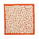 三巾風呂敷　KURUMI　鳥獣人物戯画　アカ