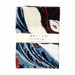 二重ガーゼ手拭い　国芳の浮世絵　がしゃどくろ