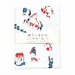 二重ガーゼ手拭い　国芳の浮世絵　巨鯨