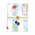 二重ガーゼ　ふくこい手拭い　縁起物　うろこ