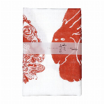 二重ガーゼ　ふんわり手拭い　十人兎色　桜色ウサギと雨色ワンピース