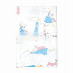 二重ガーゼ　ふんわり手拭い　十人兎色　Bonne annee du lapin（..