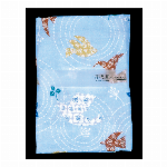 二重ガーゼ　百代草ふんわり手拭い　万葉集　ナデシコと39匹