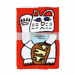 二重ガーゼ　ふんわり手拭い　FUKUNEKO　福ねこ　午後の猫