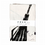 二重ガーゼ手拭い　伊藤若冲　群鶏図