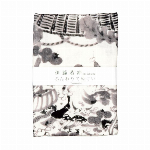 二重ガーゼ手拭い　伊藤若冲　鷲と鷹