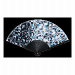 経緯　扇子 六角（扇子袋付き）