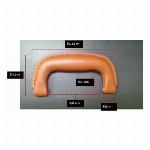 本革　アタッシュケース用　ハンドル　ライトブラウン