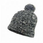 DH342-G　Beanie　Cable　Pompom　グレー