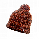 DH342-TR　Beanie　Cable　Pompom　タンゴレッド