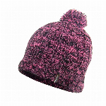 DH342-PK　Beanie　Cable　Pompom　ピンク