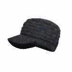 DH342-TR　Beanie　Cable　Pompom　タンゴレッド