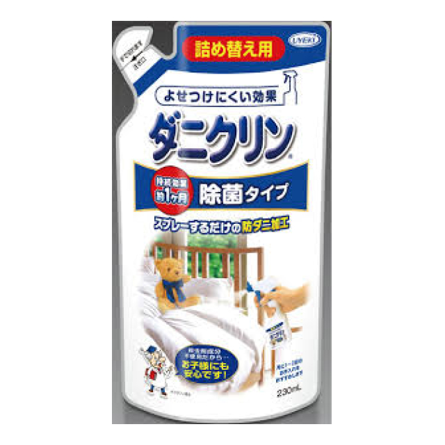 ダニクリン　除菌タイプ　230ml　詰替え用